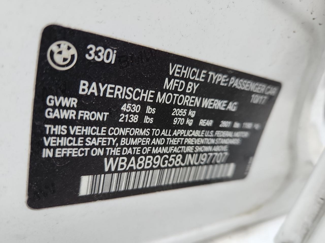 2018 BMW 330 I - zdjęcie 13