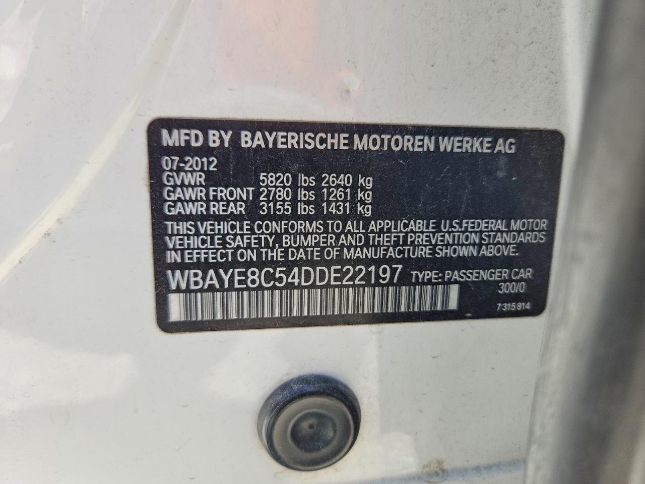 2013 BMW 750 Li - zdjęcie 12