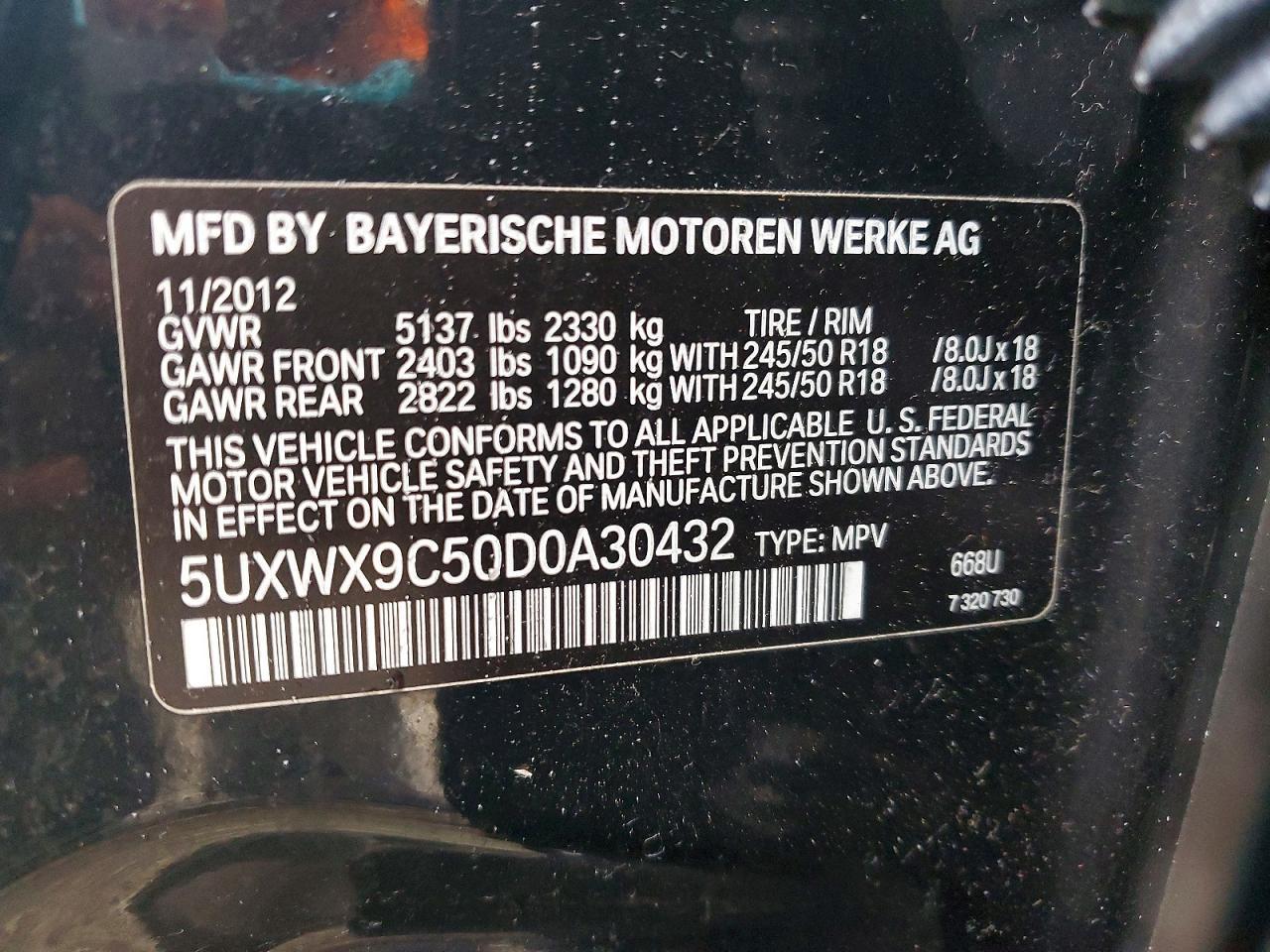 2013 BMW X3 xDrive28I - zdjęcie 14
