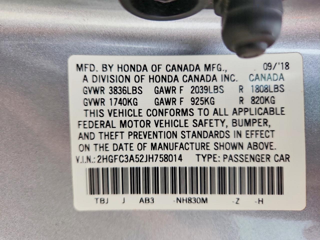 2018 Honda Civic Si - zdjęcie 12