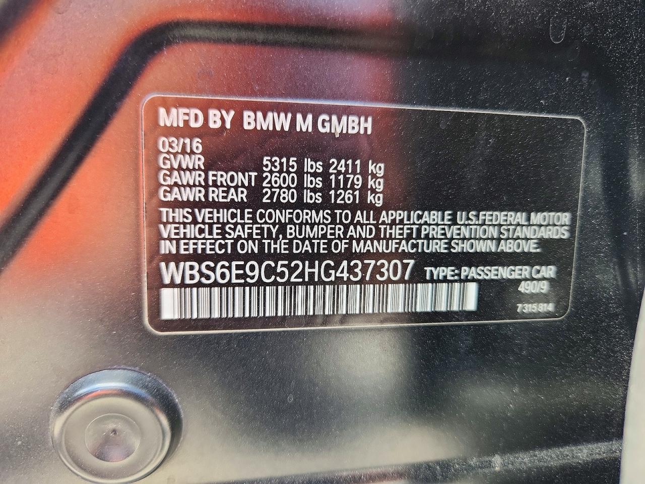 2017 BMW M6 Gran Coupe - zdjęcie 13