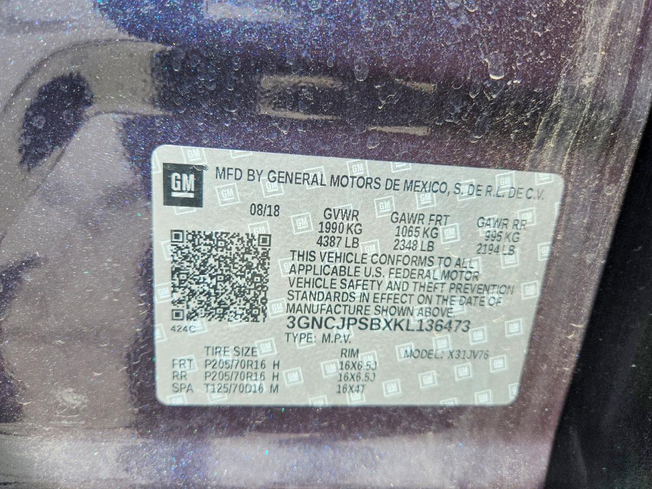 2019 Chevrolet Trax 1Lt - zdjęcie 14