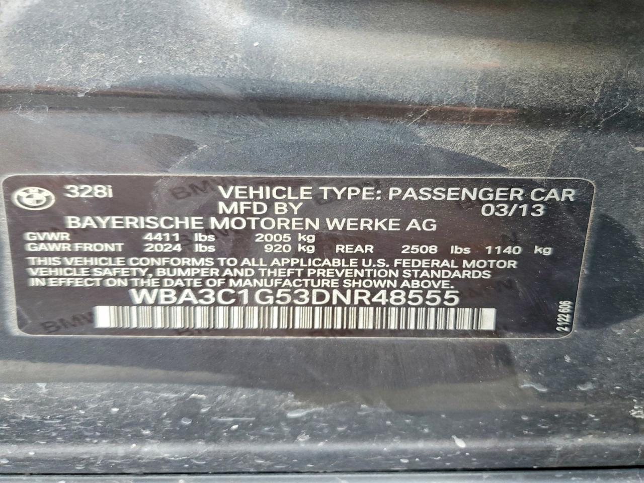 2013 BMW 328 I Sulev - zdjęcie 12