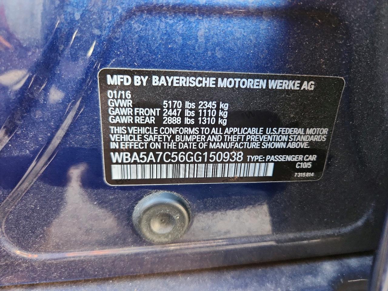 2016 BMW Seria 5 528i - zdjęcie 12