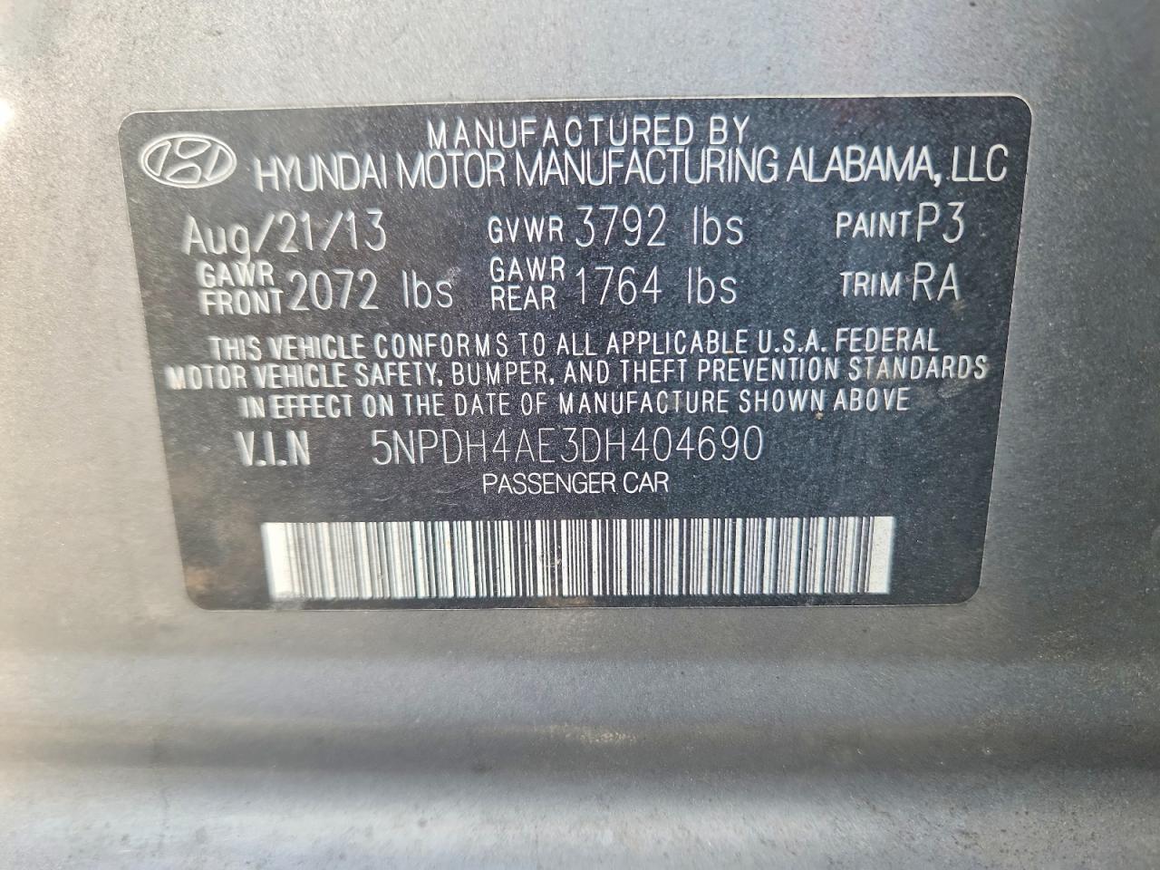 2013 Hyundai Elantra - zdjęcie 12