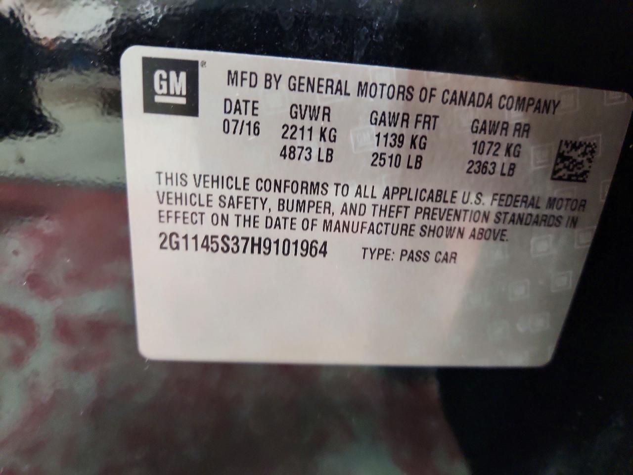 2017 Chevrolet Impala Premier - zdjęcie 12