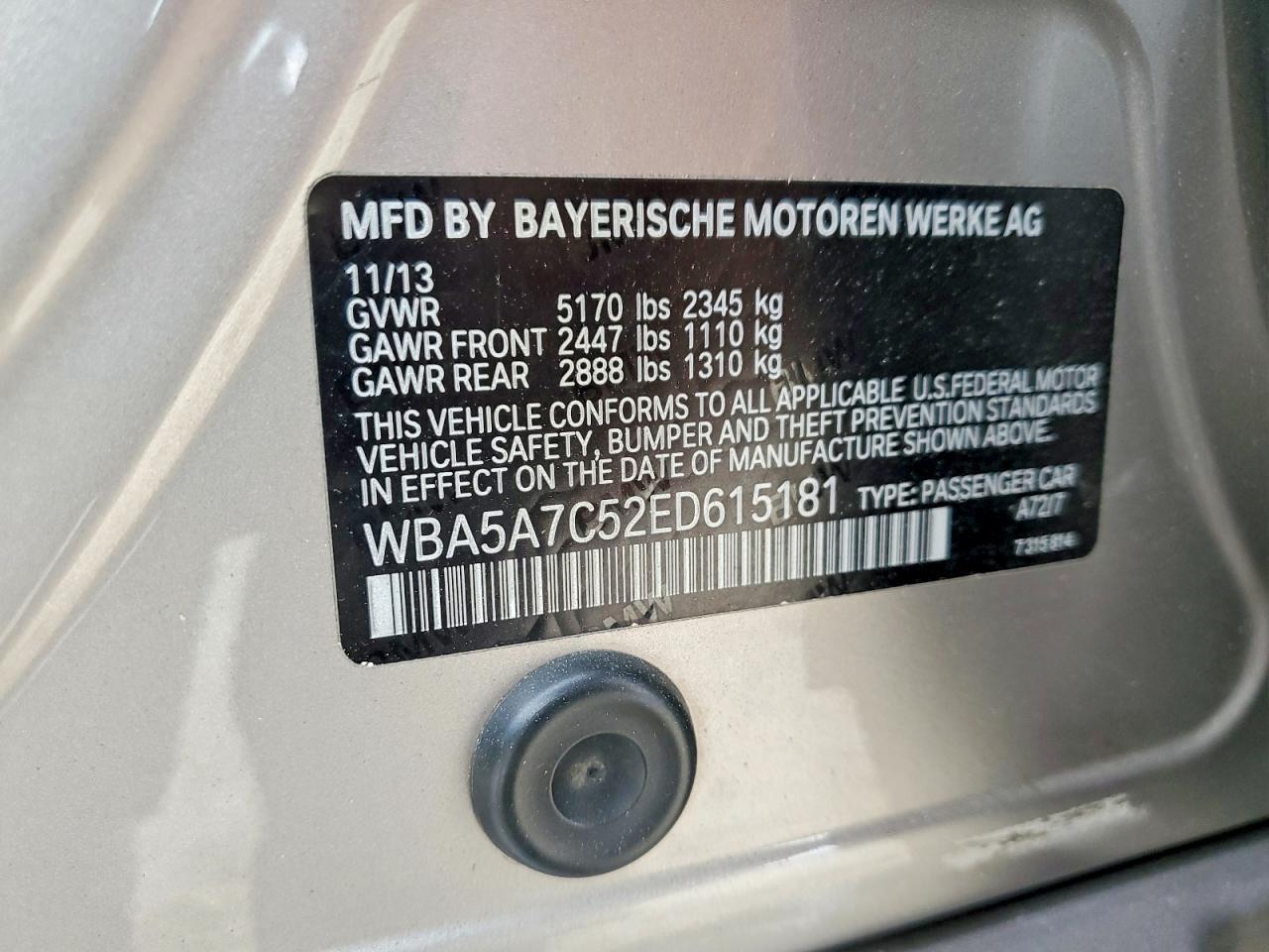 2014 BMW 528 Xi - zdjęcie 12