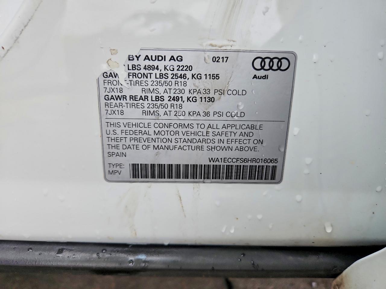 2017 Audi Q3 Premium - zdjęcie 13