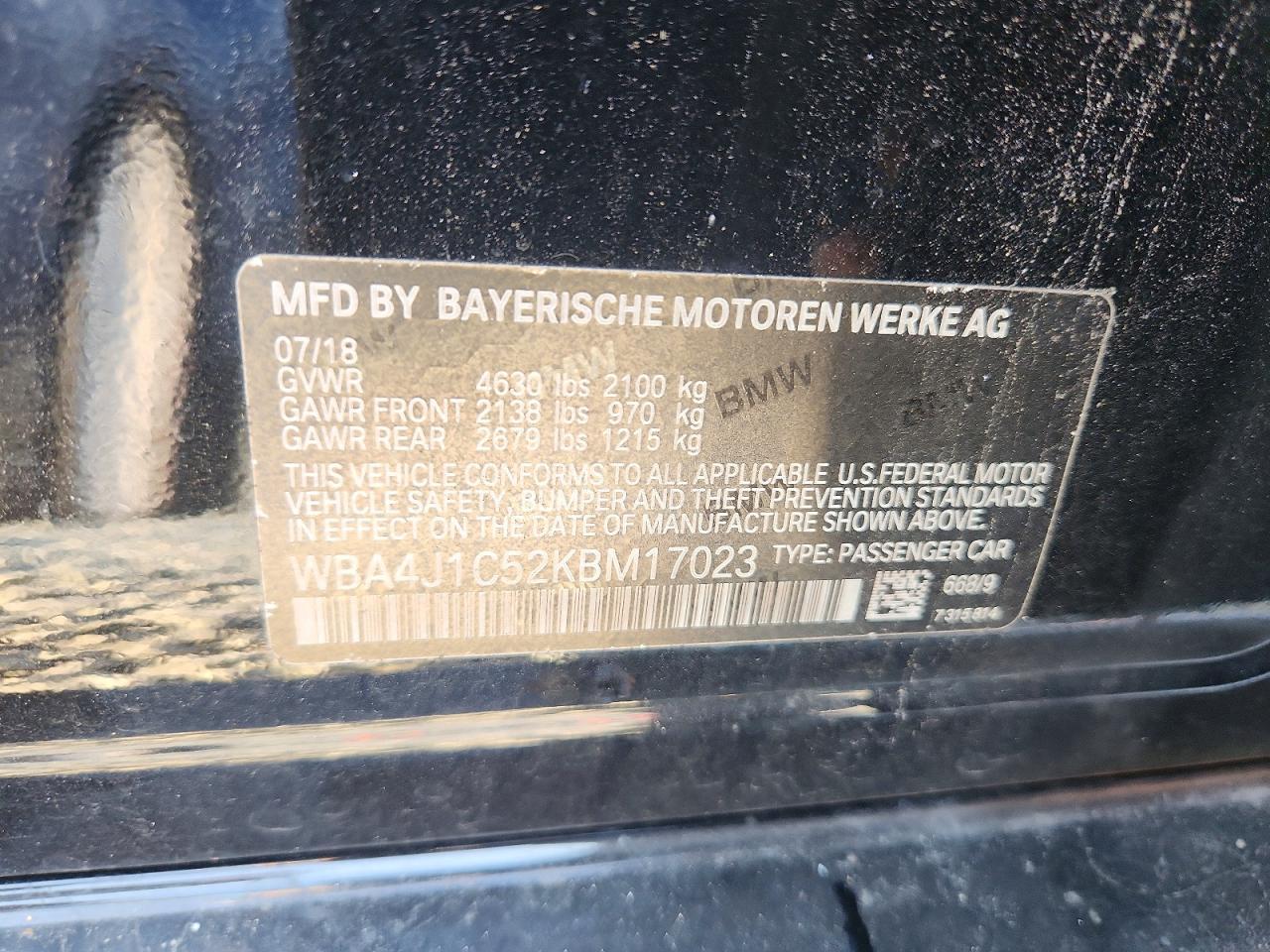 2019 BMW 430I Gran Coupe - zdjęcie 12