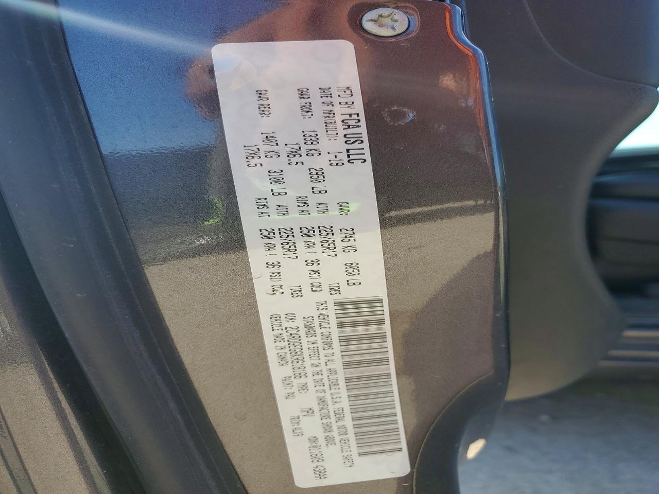 2019 Dodge Grand Caravan Gt - zdjęcie 13