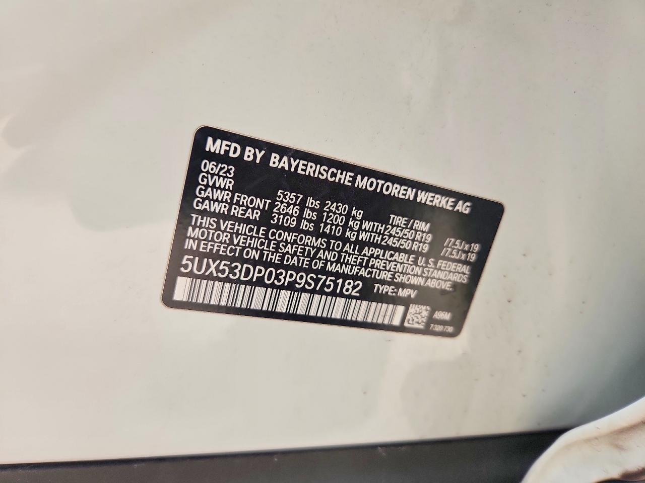 2023 BMW X3 xDrive30I - zdjęcie 14