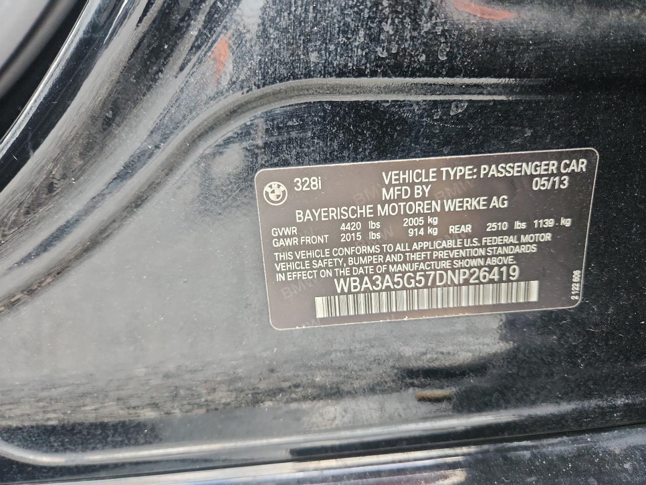 2013 BMW 328 I - zdjęcie 12