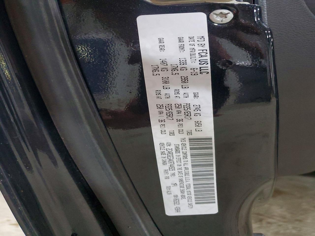 2019 Dodge Grand Caravan Gt - zdjęcie 13