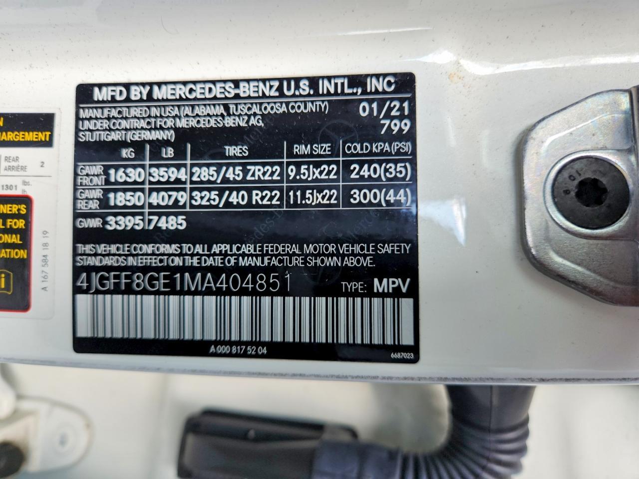 2021 Mercedes-Benz Gls 580 4Matic - zdjęcie 13