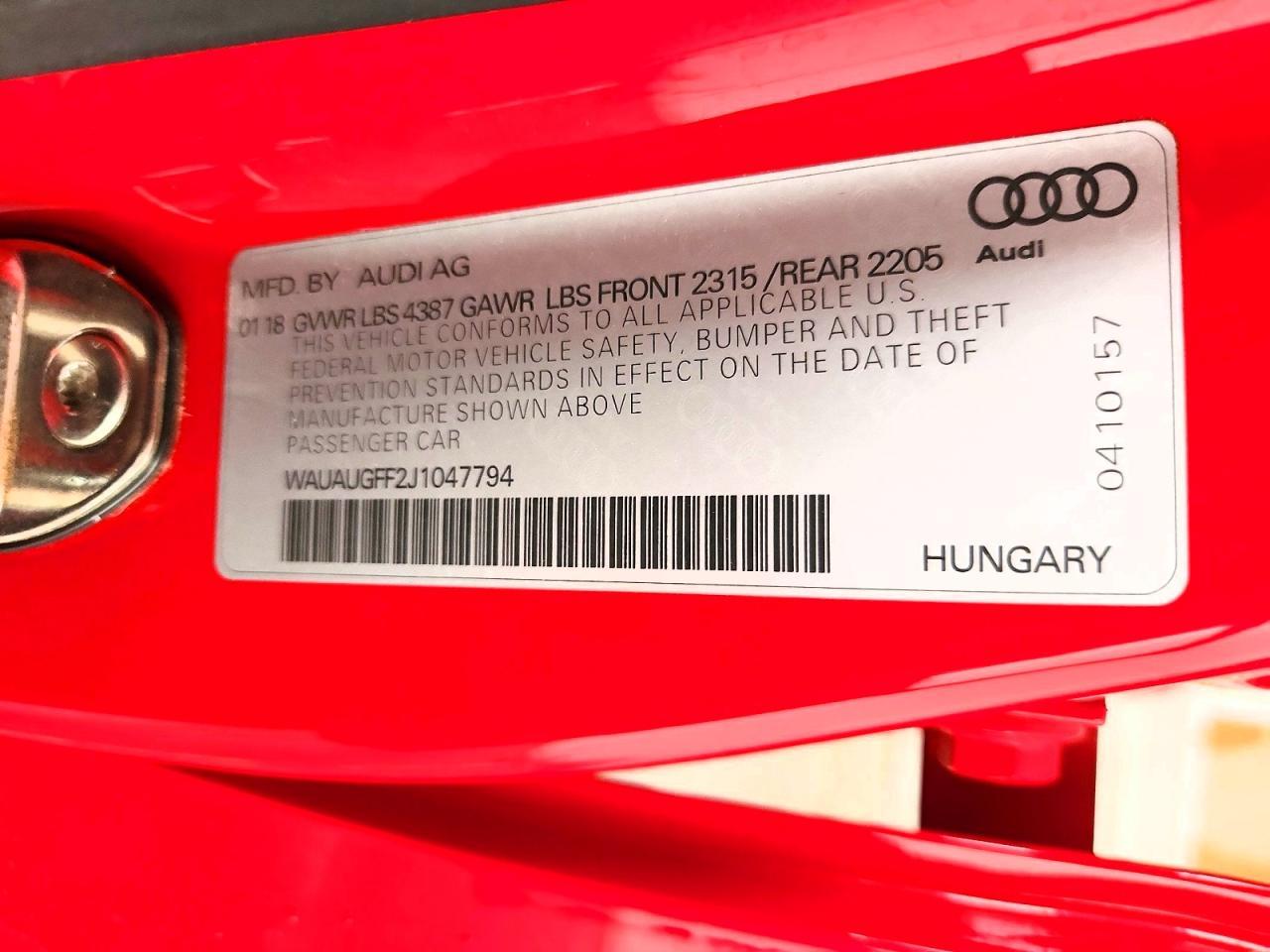 2018 Audi A3 Premium - zdjęcie 12