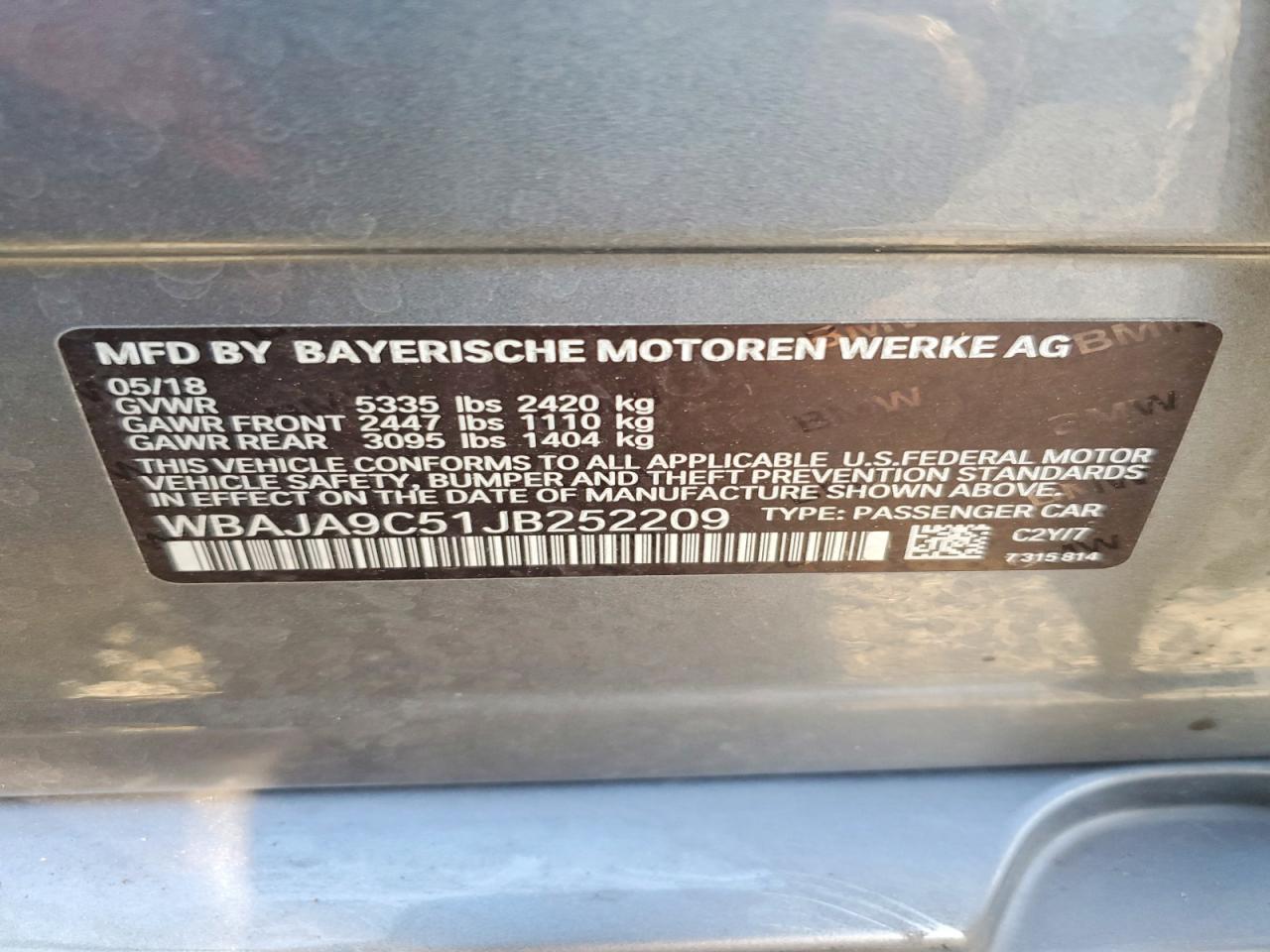 2018 BMW 530E - zdjęcie 12
