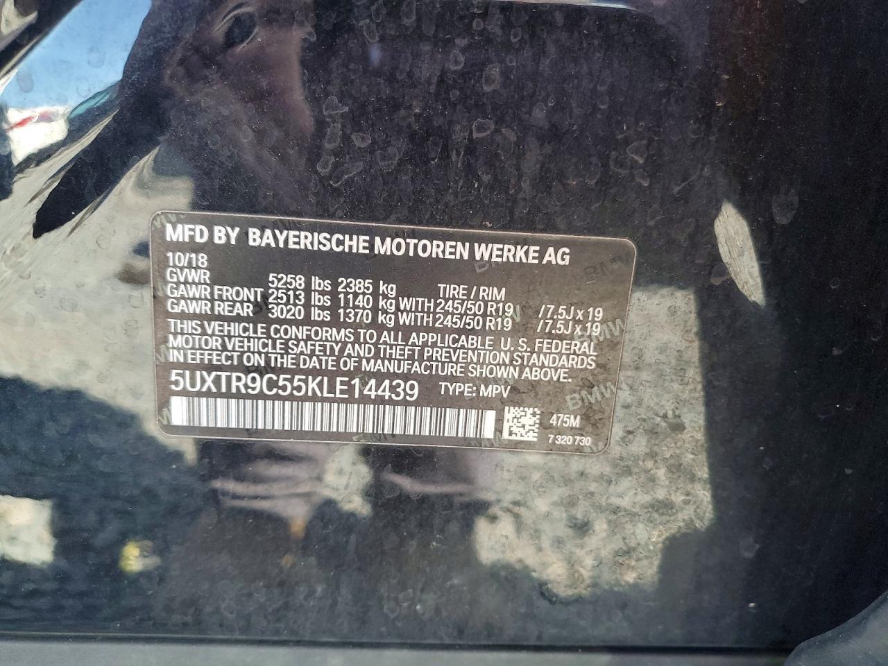 2019 BMW X3 xDrive30I - zdjęcie 13