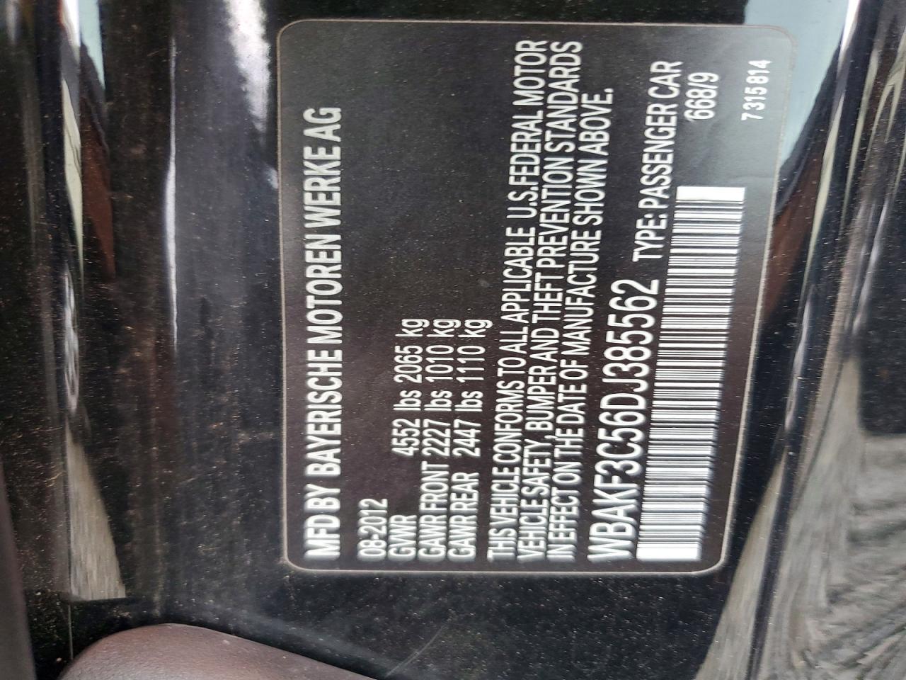 2013 BMW Seria 3 Coupe 328i - zdjęcie 12
