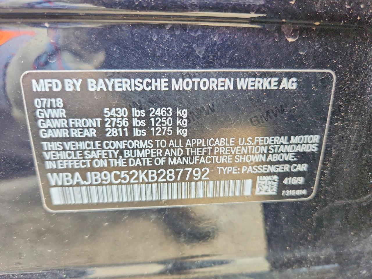 2019 BMW Seria 5 M550i - zdjęcie 12