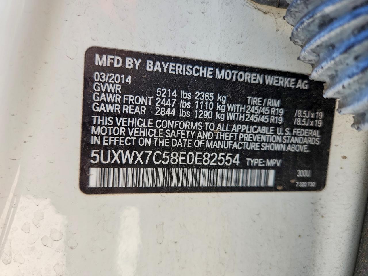 2014 BMW X3 xDrive35I - zdjęcie 13