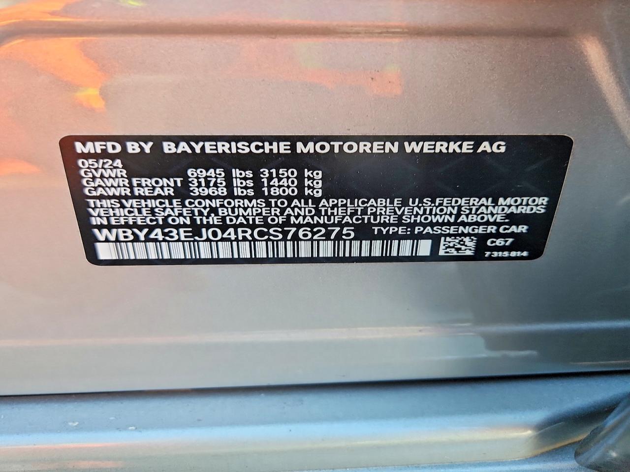 2024 BMW I7 Edrive50 - zdjęcie 12