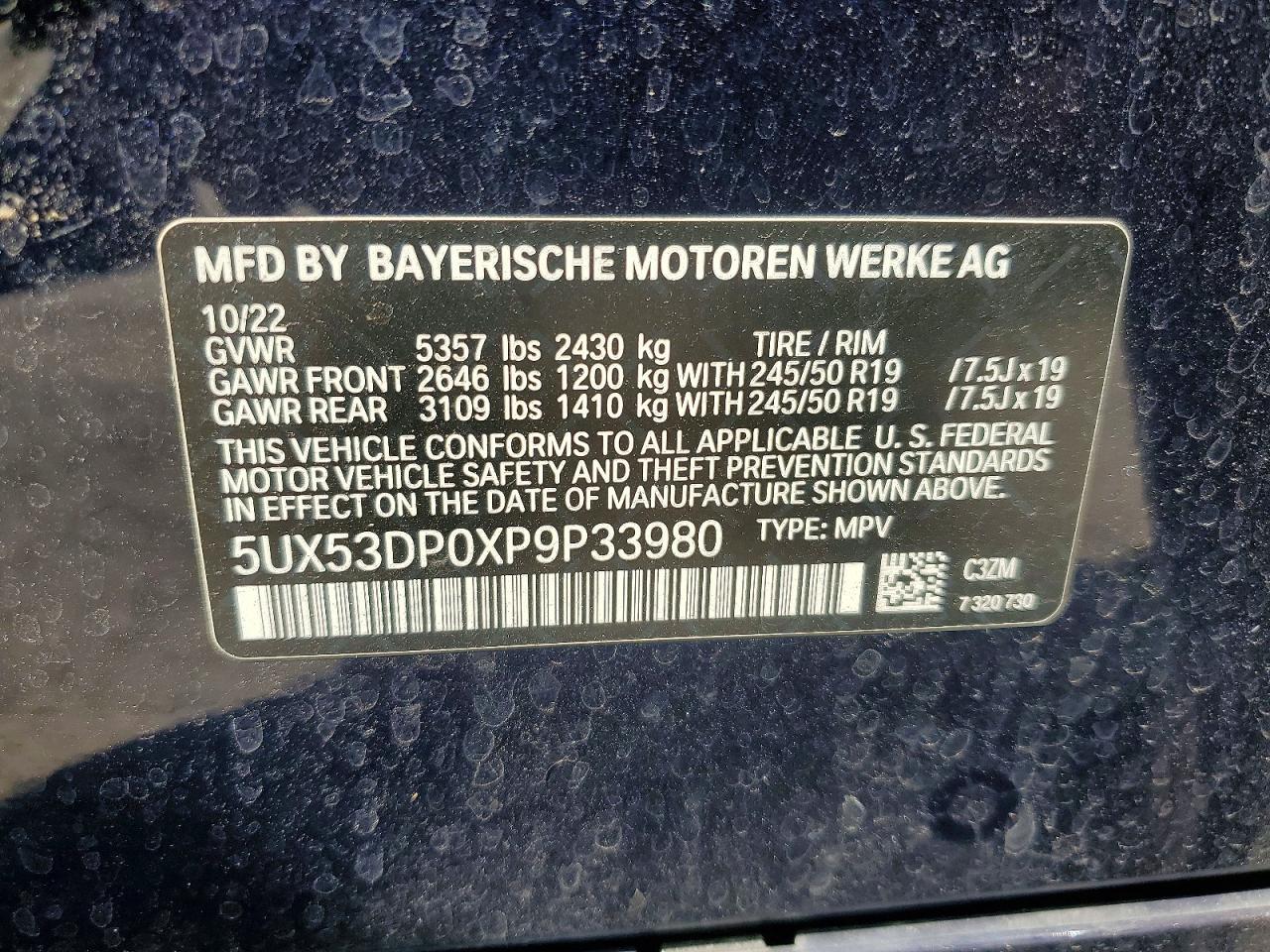 2023 BMW X3 xDrive30I - zdjęcie 13