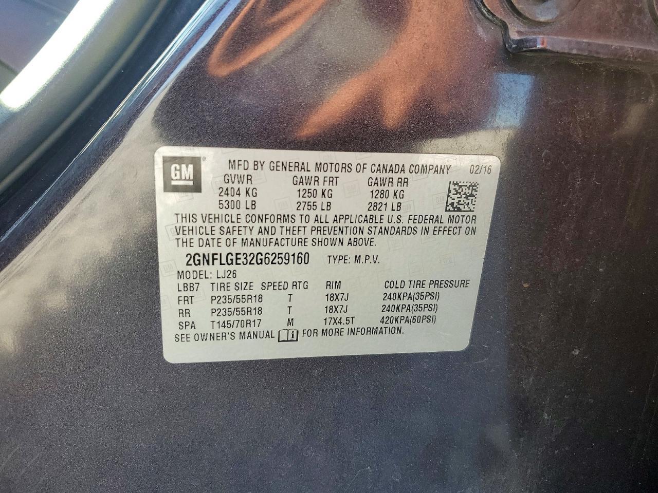 2016 Chevrolet Equinox Ltz - zdjęcie 13
