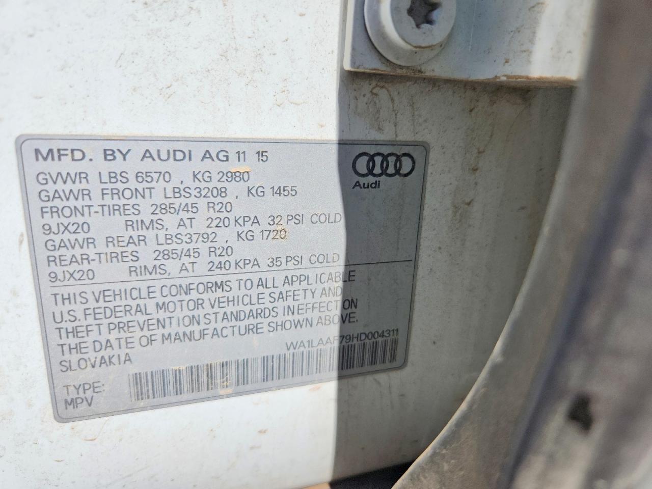 2017 Audi Q7 Premium Plus - zdjęcie 14