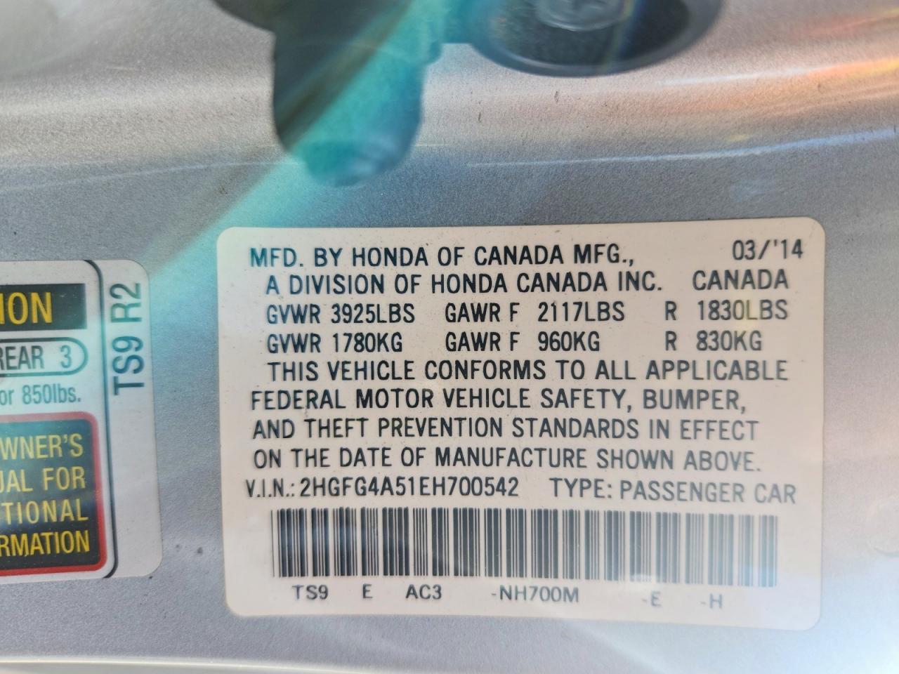2014 Honda Civic Si - zdjęcie 13