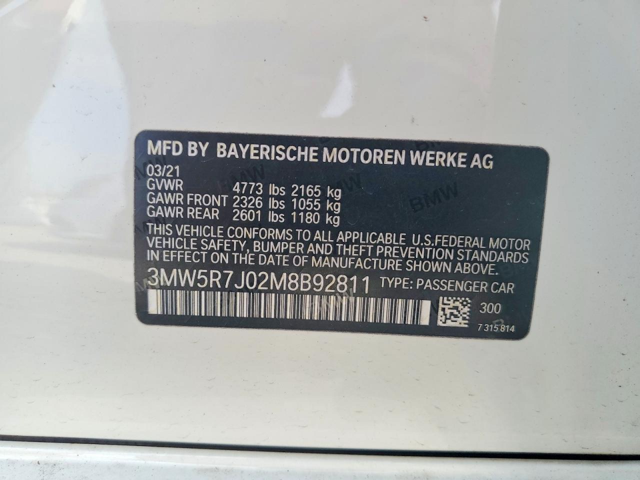 2021 BMW Seria 3 330i - zdjęcie 12