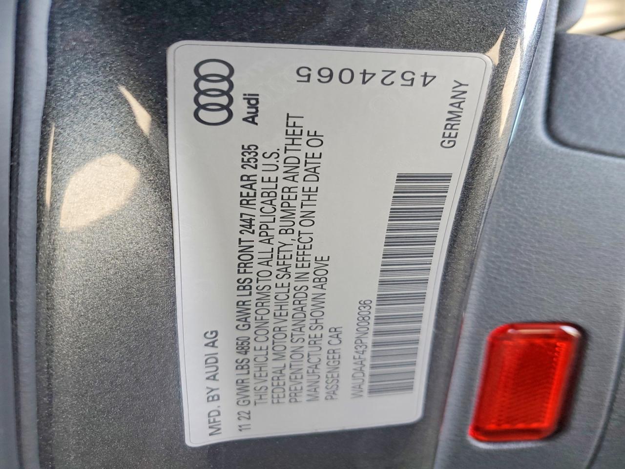 2023 Audi A4 Premium 45 - zdjęcie 12