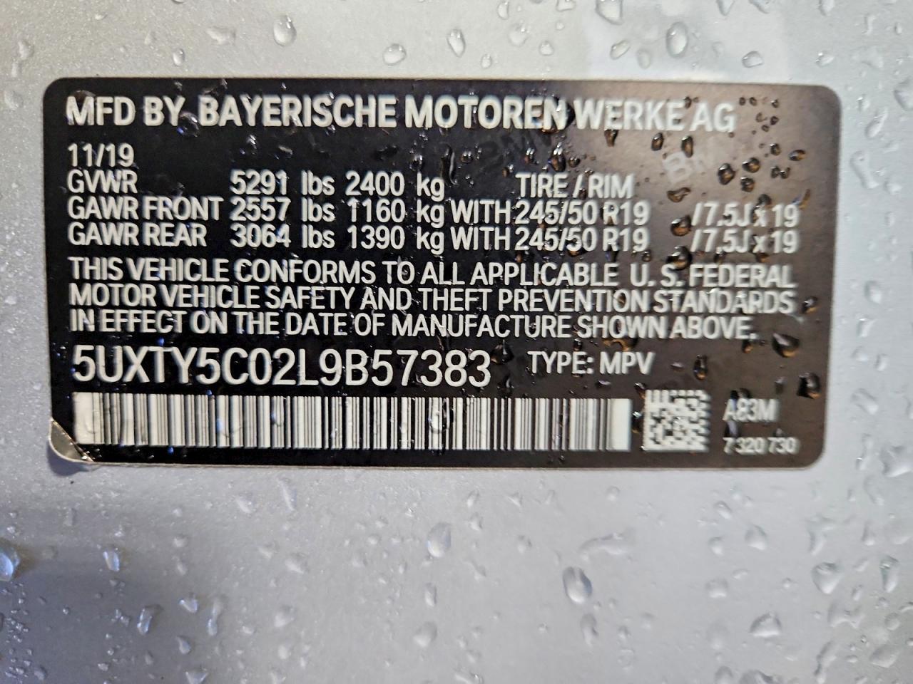 2020 BMW X3 xDrive30I - zdjęcie 13