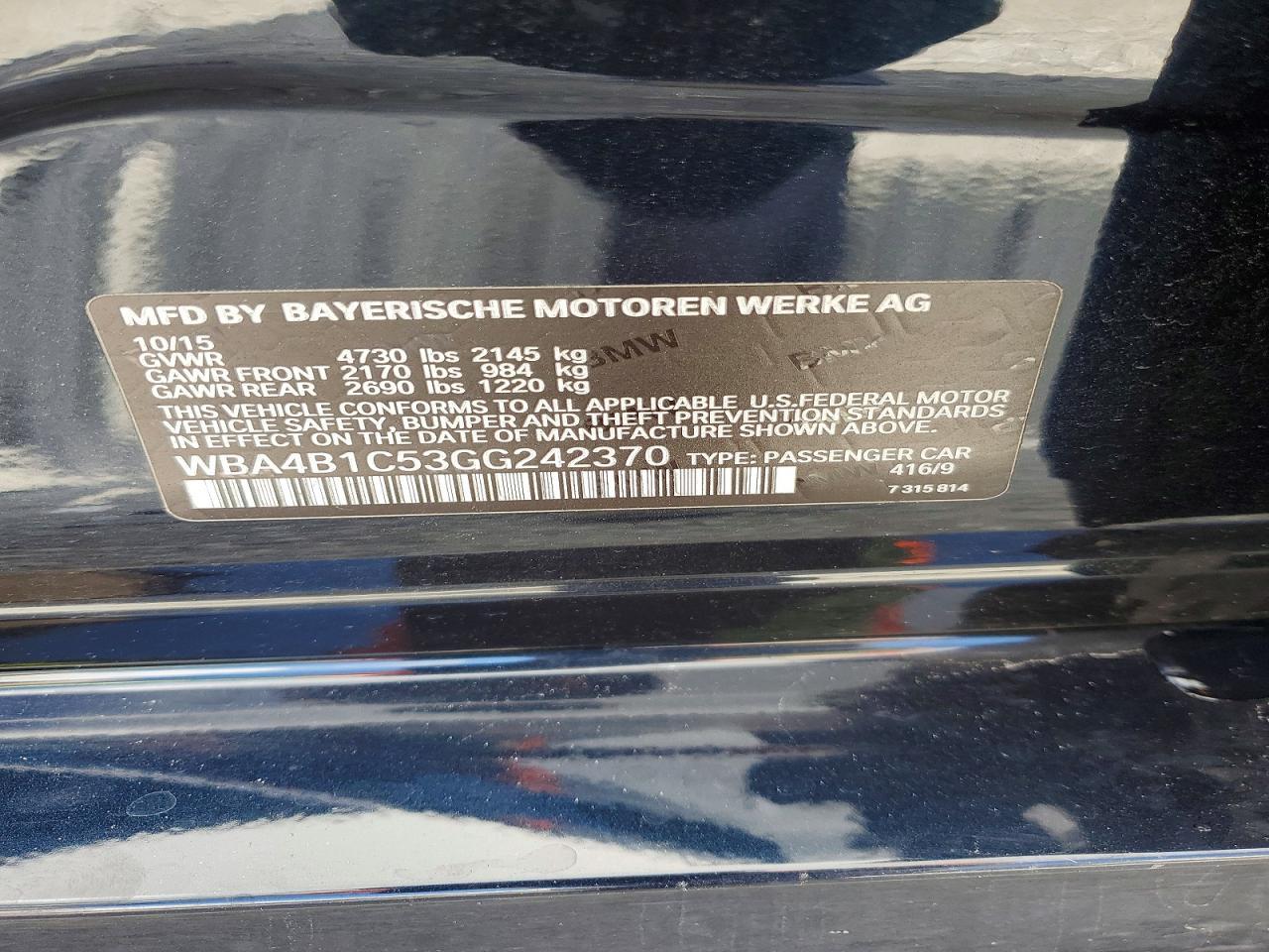 2016 BMW 435 I Gran Coupe - zdjęcie 12