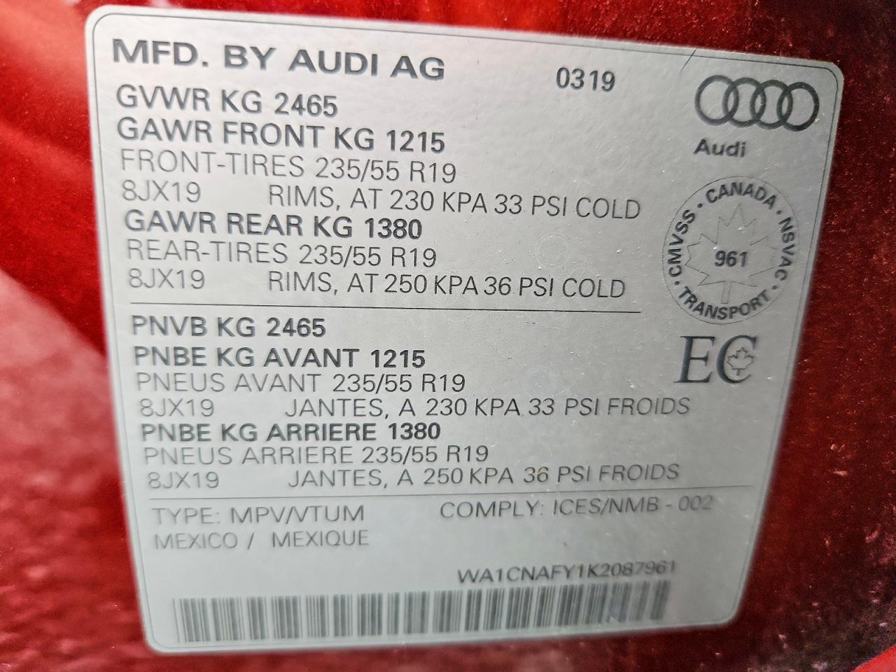2019 Audi Q5 Prestige - zdjęcie 13