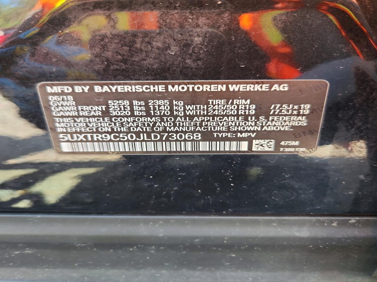 2018 BMW X3 xDrive30I - zdjęcie 13