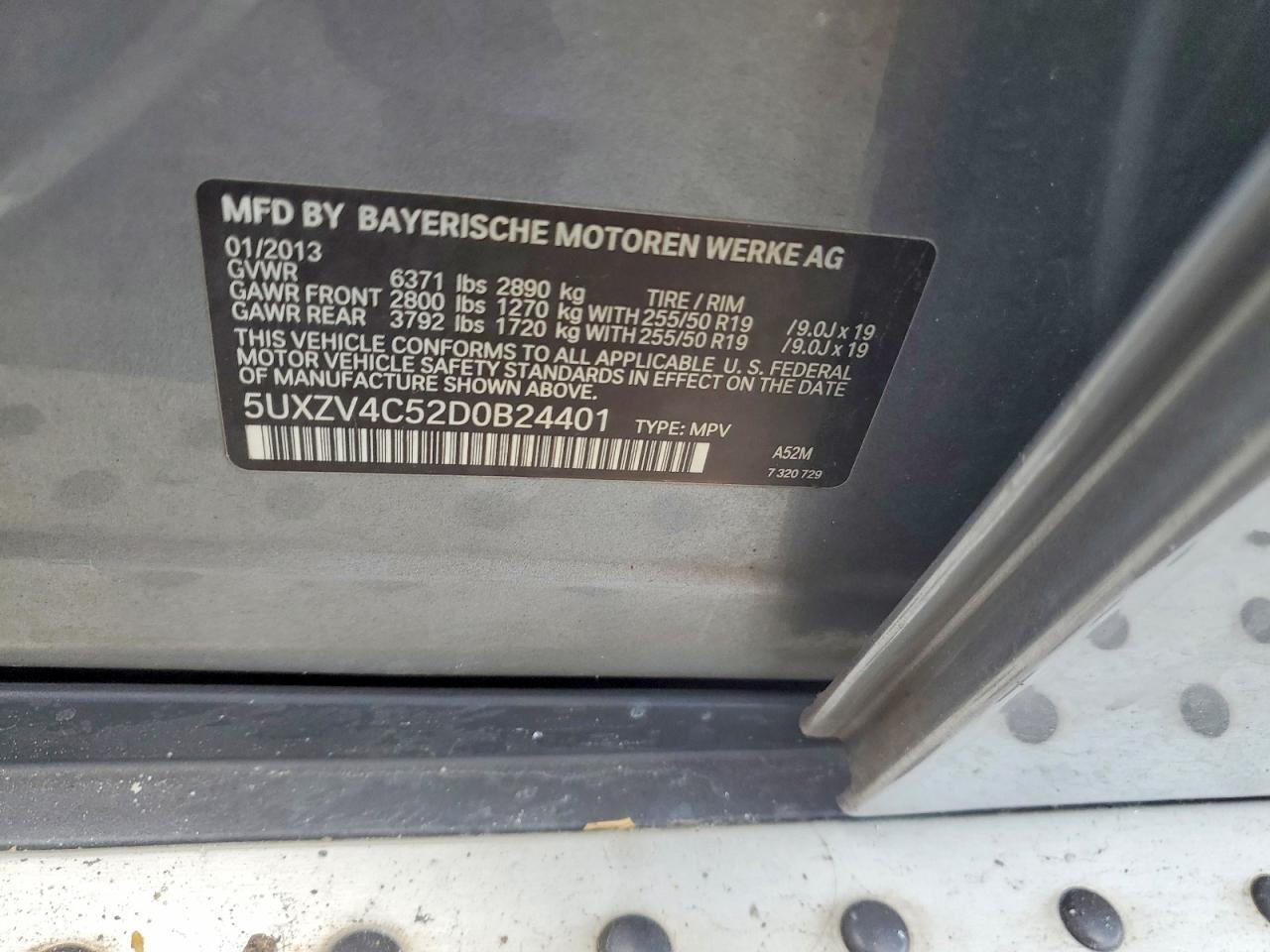 2013 BMW X5 xDrive35I - zdjęcie 12