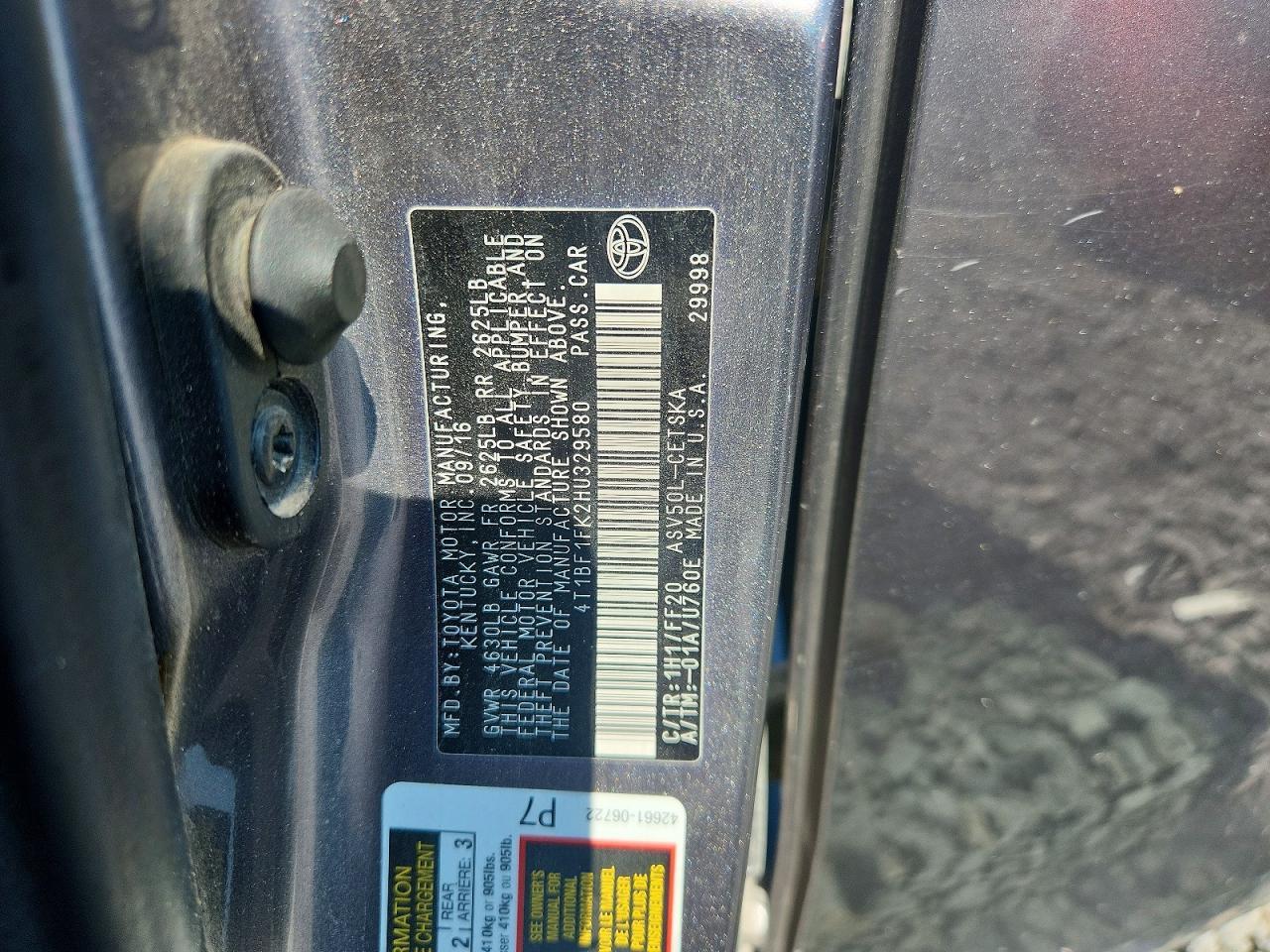 2017 Toyota Camry Se - zdjęcie 12