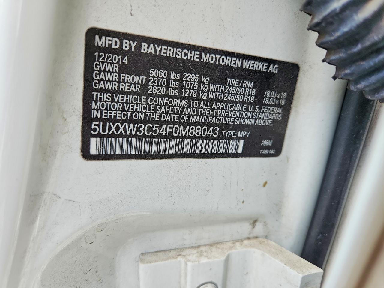 2015 BMW X4 xDrive28I - zdjęcie 12