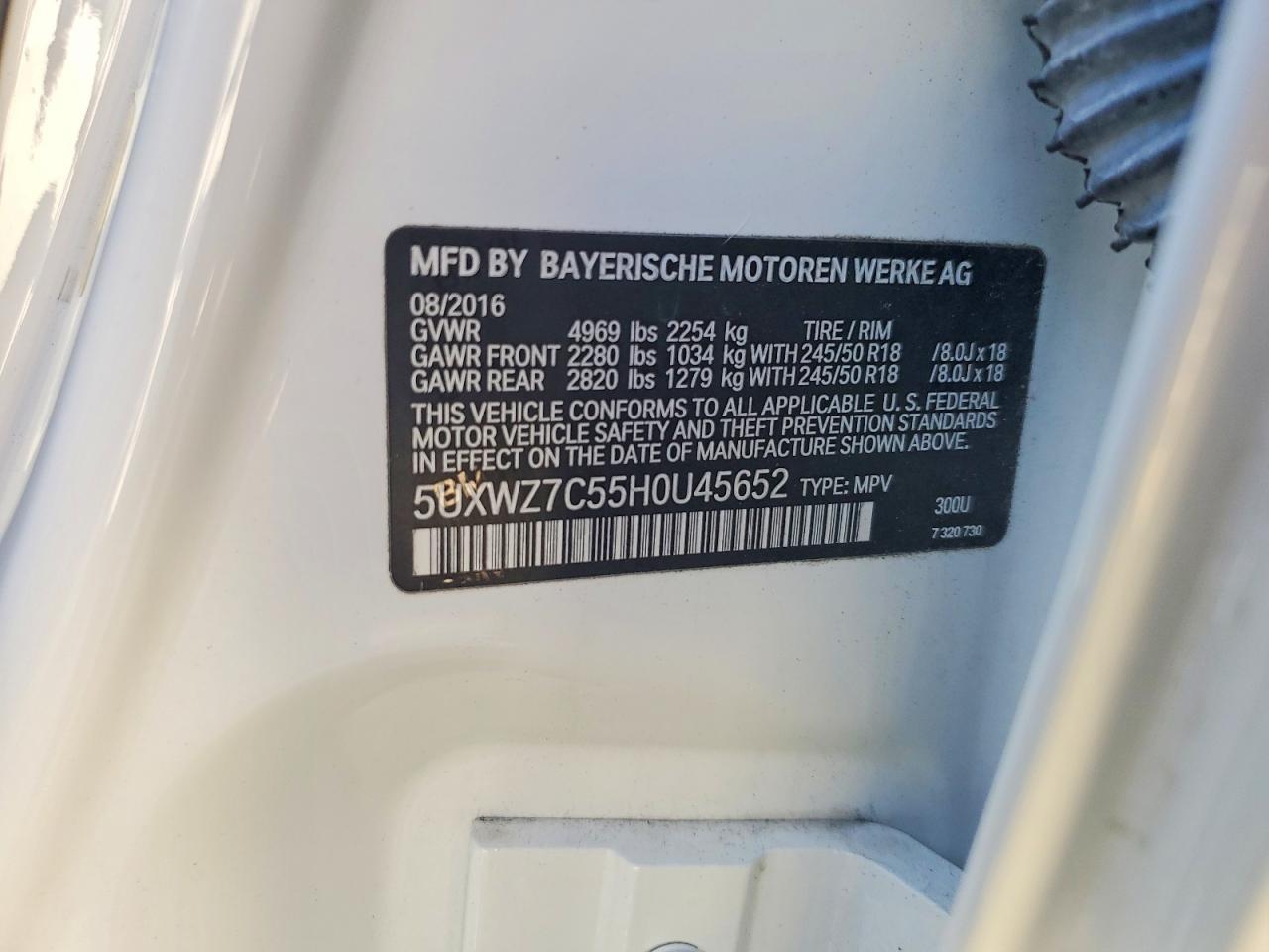 2017 BMW X3 Sdrive28I - zdjęcie 12