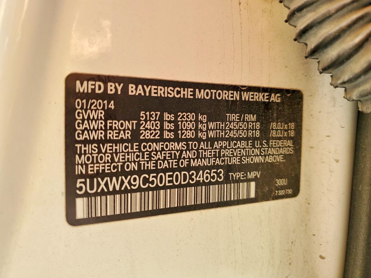 2014 BMW X3 xDrive28I - zdjęcie 13