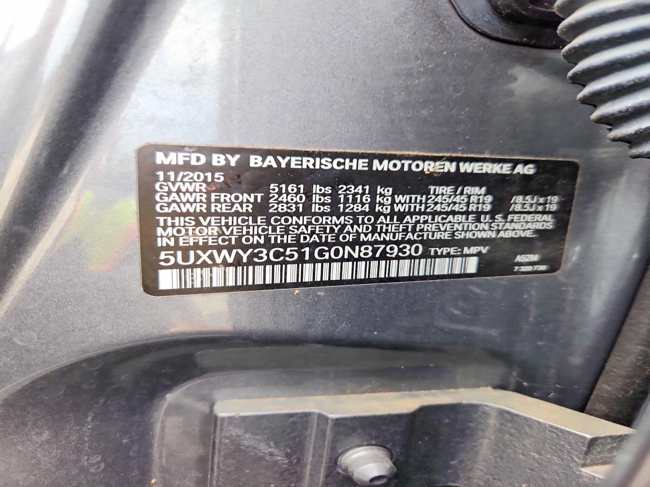 2016 BMW X3 xDrive28D - zdjęcie 13