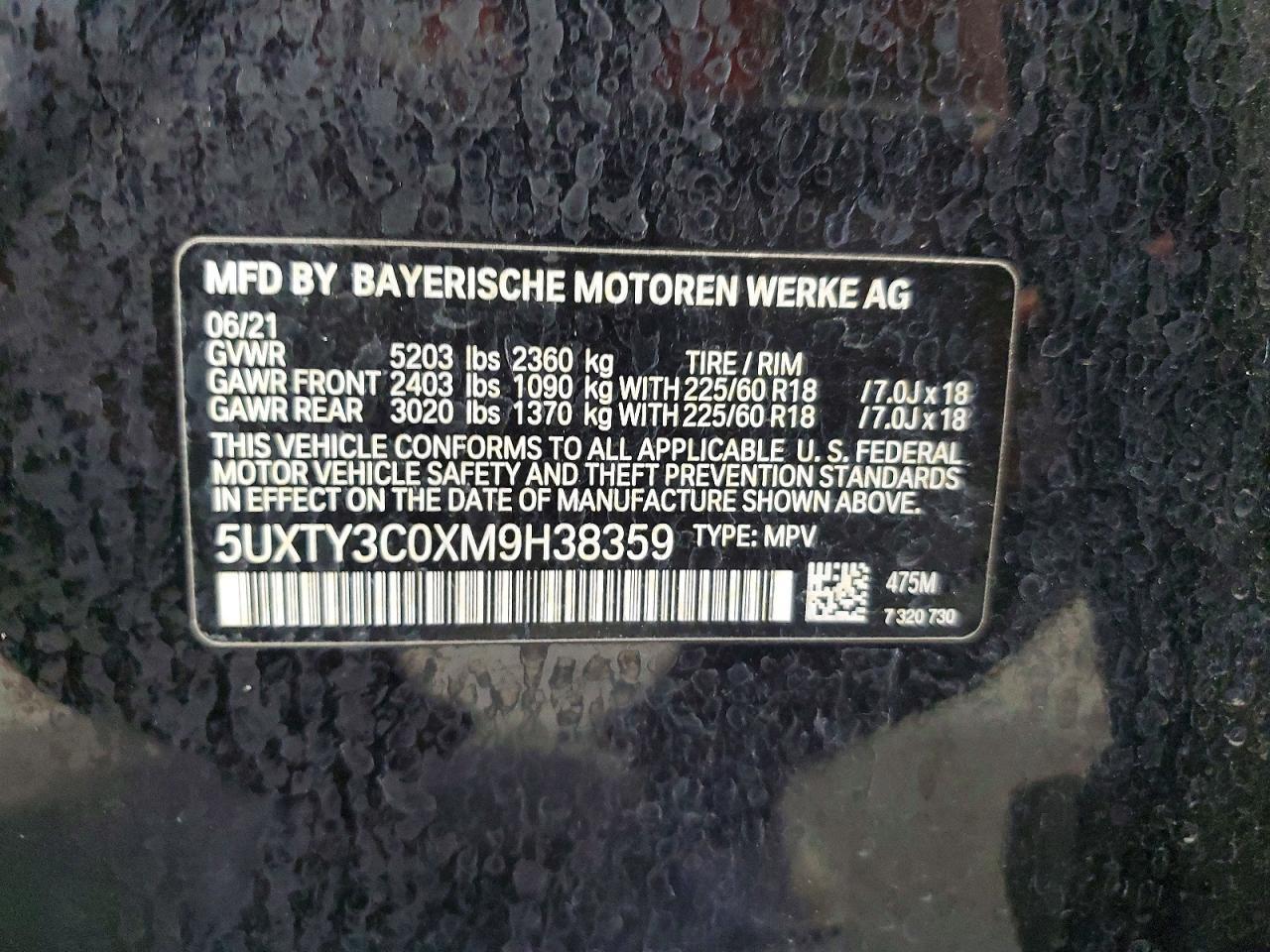 2021 BMW X3 Sdrive30I - zdjęcie 13