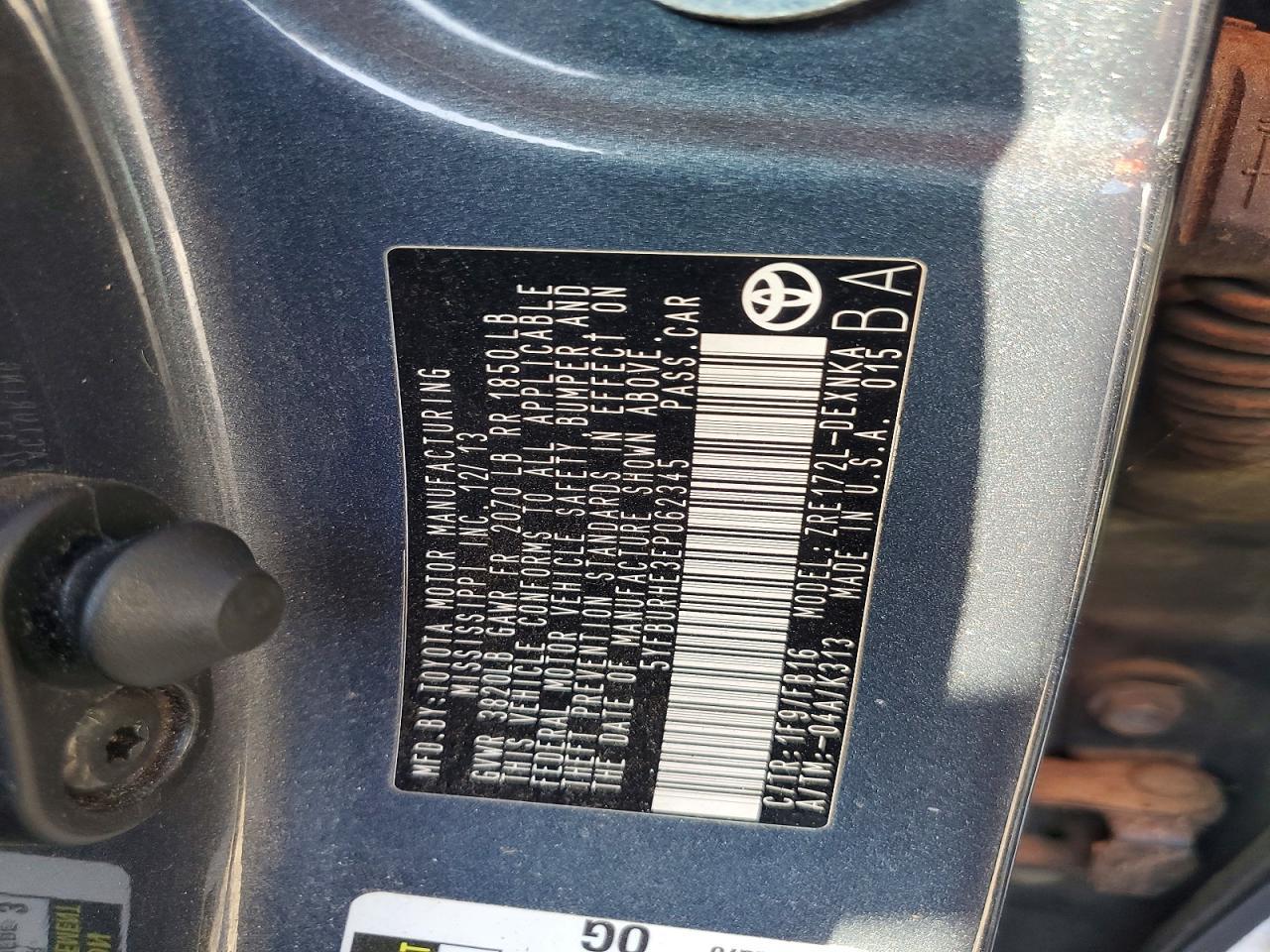 2014 Toyota Corolla Le - zdjęcie 12