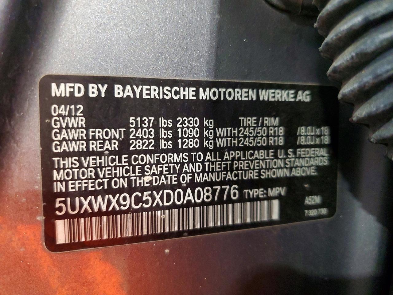 2013 BMW X3 xDrive28I - zdjęcie 13