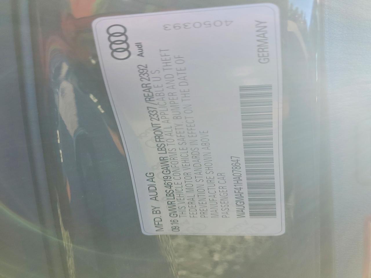 2017 Audi A4 Ultra Premium - zdjęcie 12
