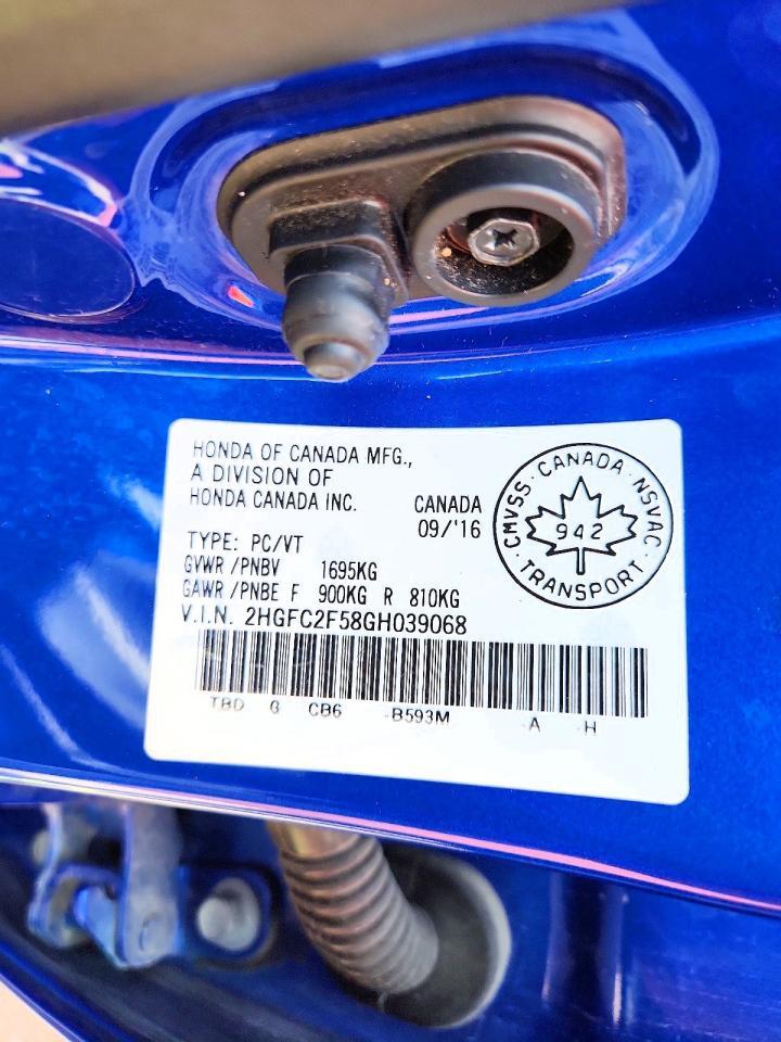 2016 Honda Civic Lx - zdjęcie 12