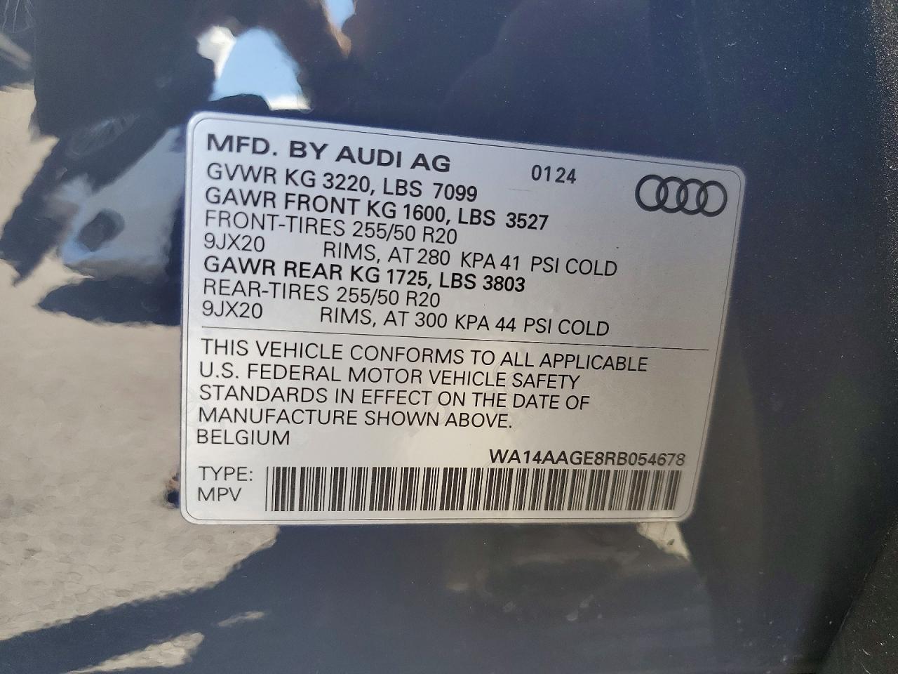 2024 Audi Q8 E-Tron Premium - zdjęcie 13
