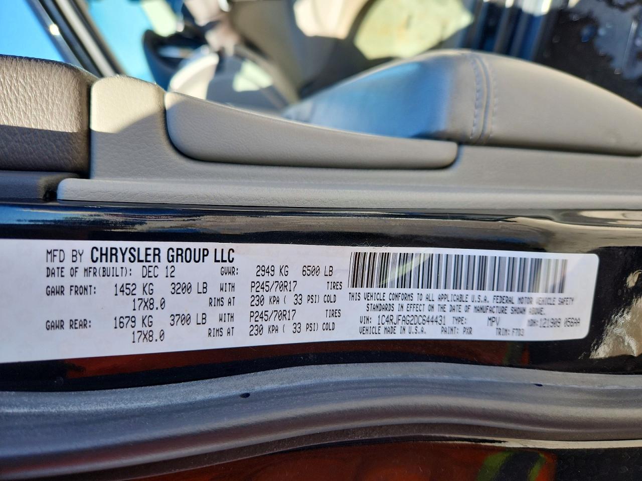 2013 Jeep Grand Cherokee Laredo - zdjęcie 14