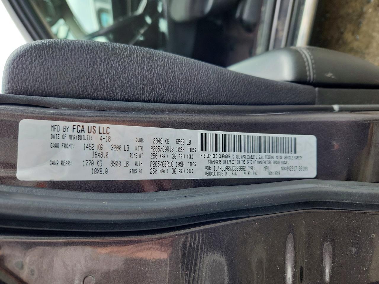 2018 Dodge Durango Sxt - zdjęcie 13