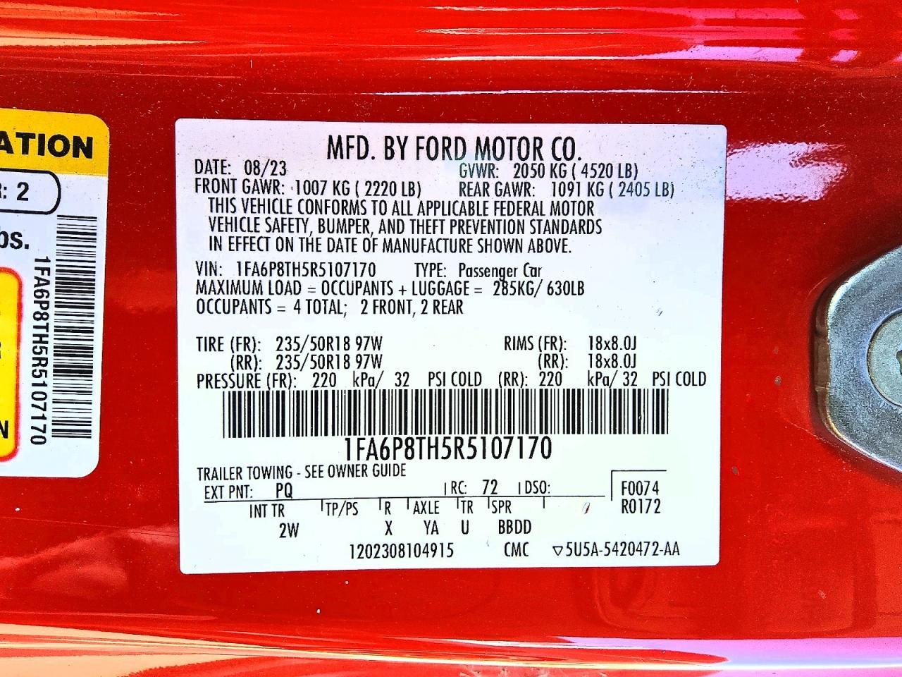 2024 Ford Mustang - zdjęcie 12